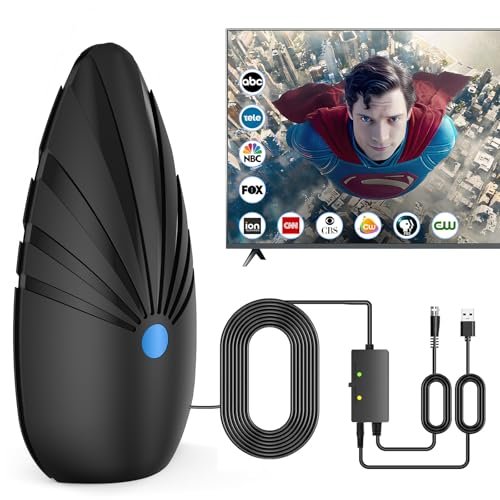 2025 TV Antenna Indoor,Long Range Antenna for Smart TVs, 4K