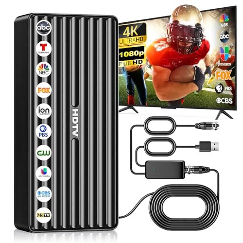 2025 TV Antenna Indoor/Outdoor, Digital Antenna for Smart...
