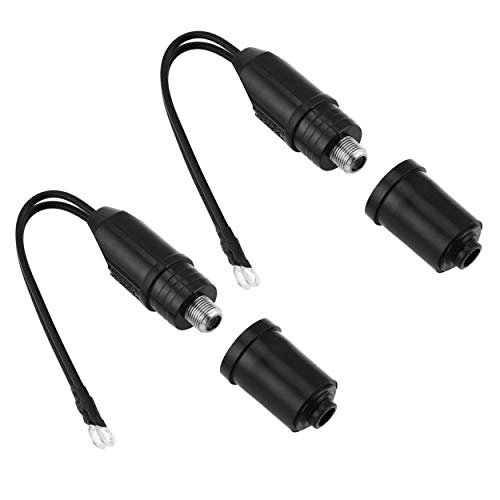 E-outstanding 2-Pack TV Antenna Connector 300 Ohm to 75 Ohm.