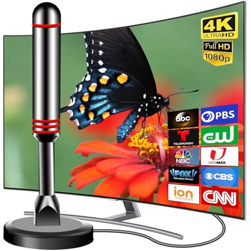 TV Antenna for Smart TV Indoor, 2025 Digital HD Reception.
