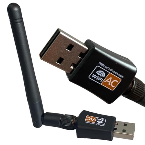 AC600 Mbps Dual Band Internet USB WiFi Adapter for PC.