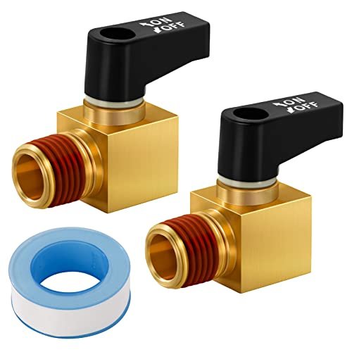 SUNROAD Air Compressor Valve Brass Drain Cock 1/4