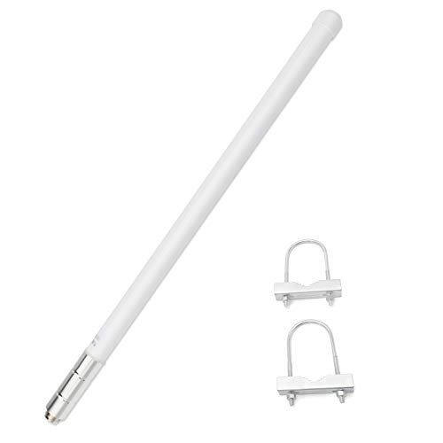 VHF Fiberglass Ham Radio Antenna, 17” 136-174mhz Base...