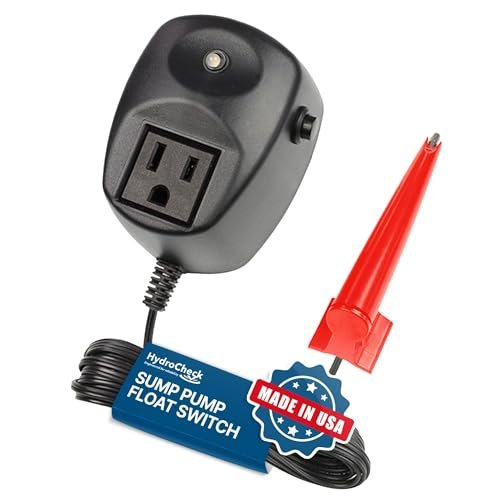 HydroCheck HC8000Tv2 Electronic Sump Pump Float Switch with...