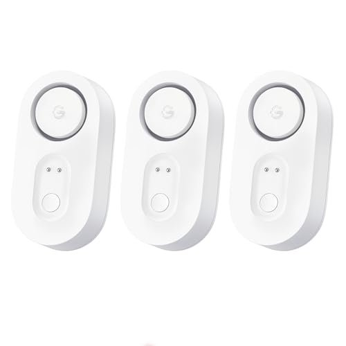 GoveeLife Water Leak Detector 3 Pack with 105dB Alarm.