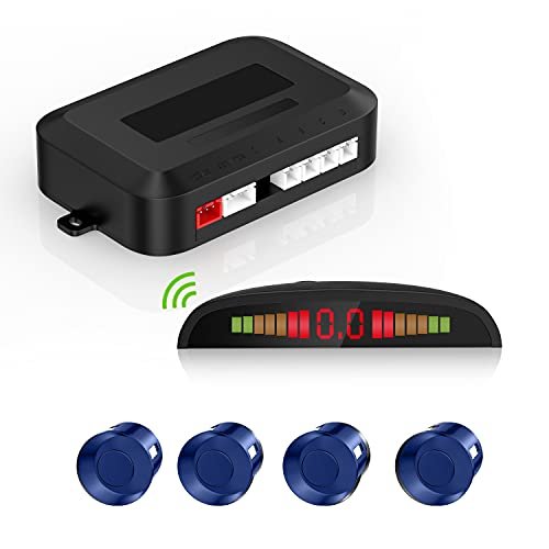 Cordless Parking Sensor, Reverse Radar System with Four...