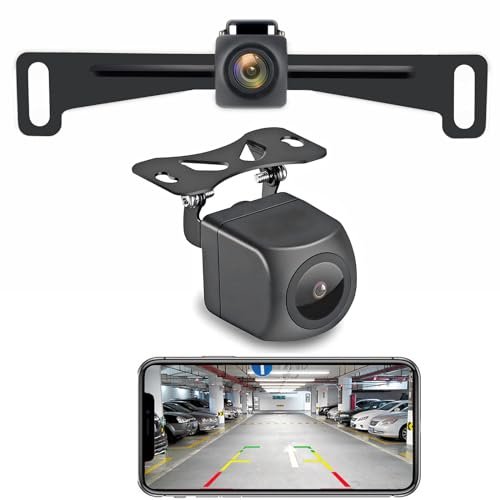 YEOIZO Wireless License Plate Backup Camera for Cars and...