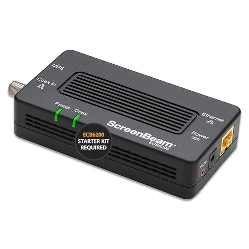 ScreenBeam Bonded MoCA 2.0 Network Adapter for High Speed...