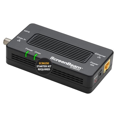 ScreenBeam MoCA 2.5 Network Adapter for Higher Speed...