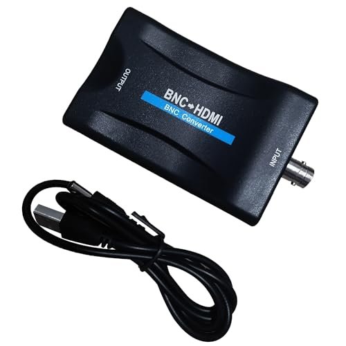 Meekwds Coax to Hdmi Adapter,BNC to HDMI Converter for CCTV.