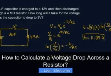 How to Calculate a Voltage Drop Across a Resistor?