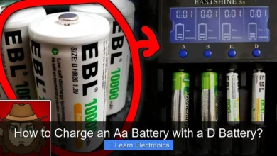 How to Charge an Aa Battery with a D Battery?