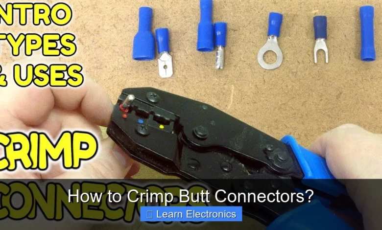 How to Crimp Butt Connectors?