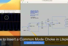 How to Insert a Common Mode Choke in Ltspice?