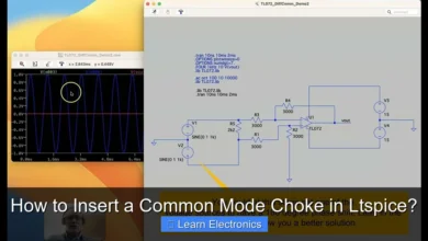 How to Insert a Common Mode Choke in Ltspice?
