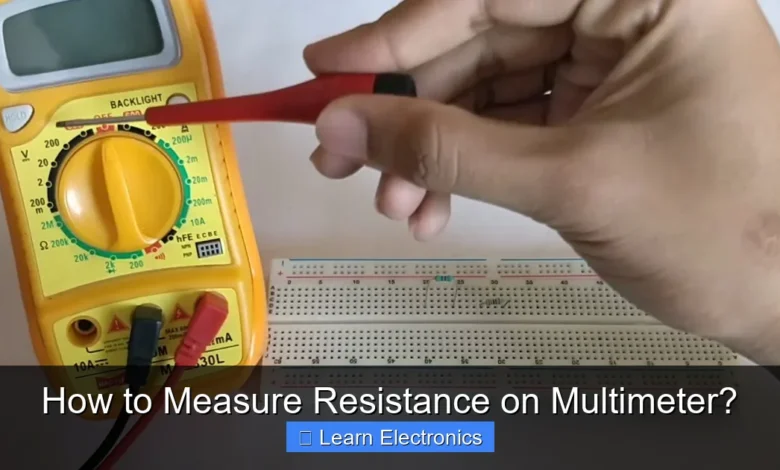 How to Measure Resistance on Multimeter?