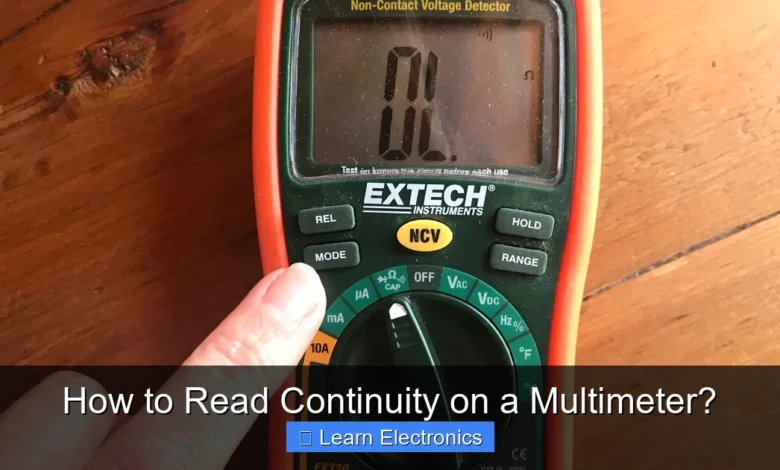 How to Read Continuity on a Multimeter?