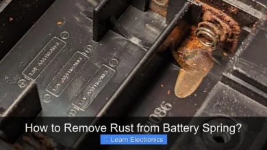 How to Remove Rust from Battery Spring?
