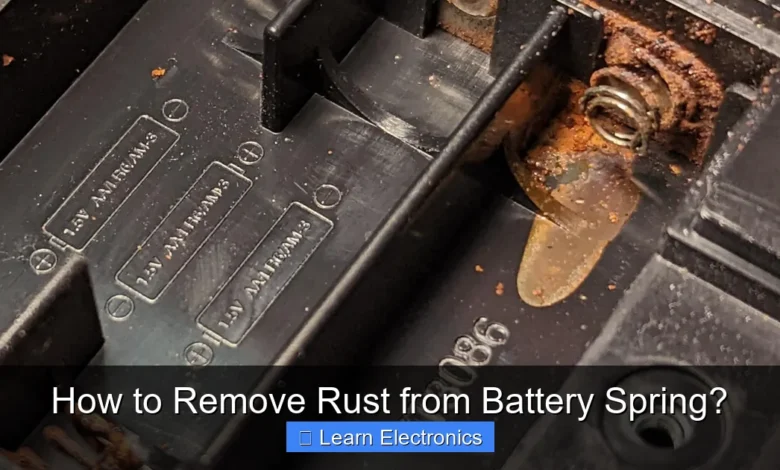 How to Remove Rust from Battery Spring?