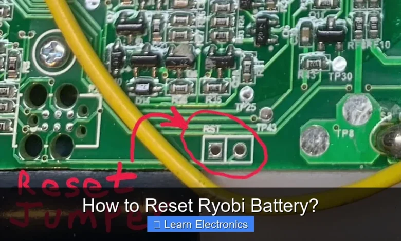 How to Reset Ryobi Battery?