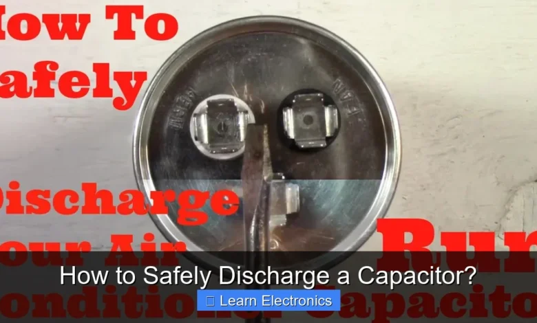How to Safely Discharge a Capacitor?