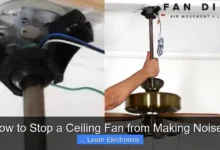How to Stop a Ceiling Fan from Making Noise?