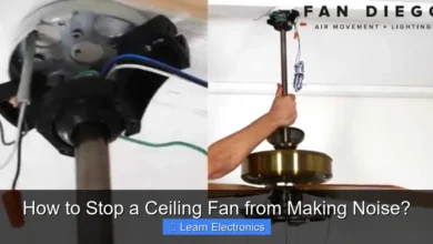 How to Stop a Ceiling Fan from Making Noise?