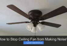 How to Stop Ceiling Fan from Making Noise?