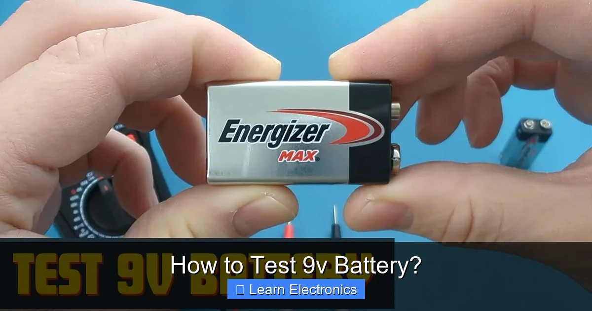 How to Test 9v Battery? GeekyElectronics — free download
