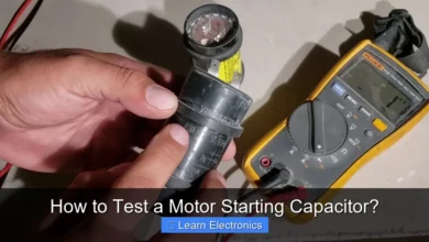 How to Test a Motor Starting Capacitor?