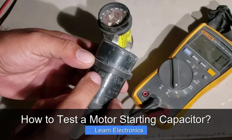 How to Test a Motor Starting Capacitor?