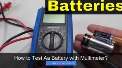 How to Test Aa Battery with Multimeter?