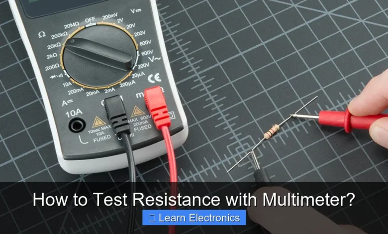 How to Test Resistance with Multimeter?