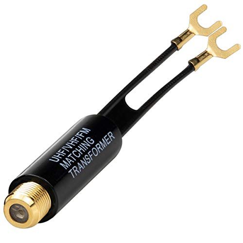 Ancable 1-Pack Gold Plated - 75 Ohm to 300 Ohm