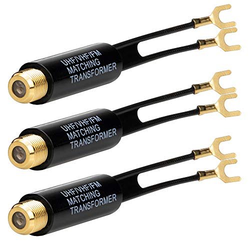 Ancable Matching Transformer, 3-Pack Gold Plated - 75 to 300