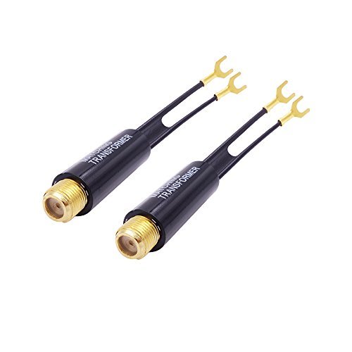 Fancasee 2-Pack Gold Plated 75 Ohm to 300 Ohm Matching