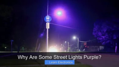 Why Are Some Street Lights Purple?