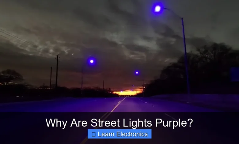 Why Are Street Lights Purple?
