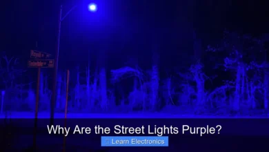 Why Are the Street Lights Purple?