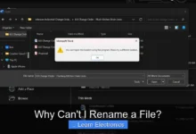Why Can't I Rename a File?