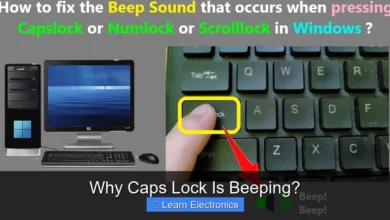 Why Caps Lock Is Beeping?
