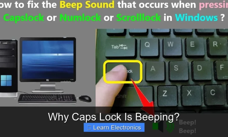 Why Caps Lock Is Beeping?