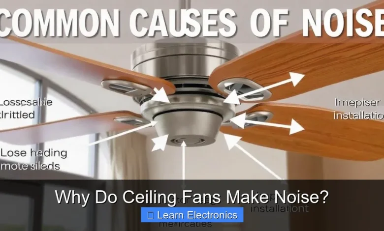 Why Do Ceiling Fans Make Noise?