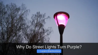 Why Do Street Lights Turn Purple?
