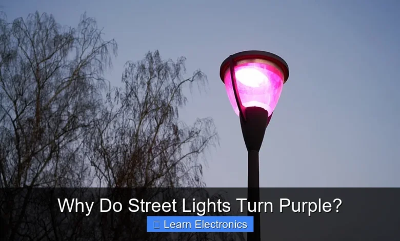 Why Do Street Lights Turn Purple?