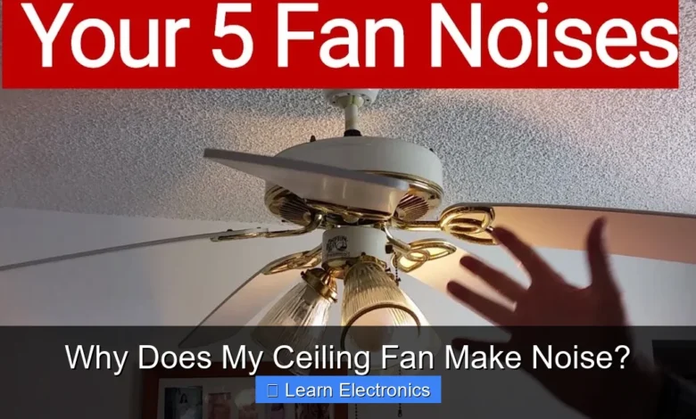 Why Does My Ceiling Fan Make Noise?