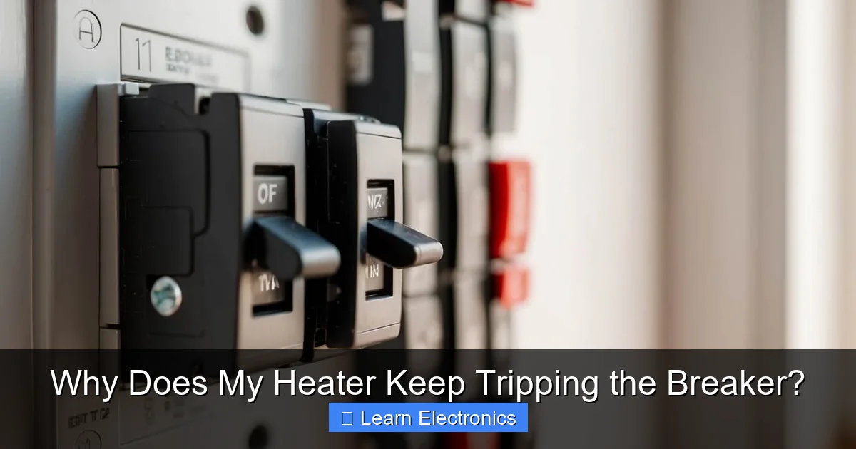 Why Does My Heater Keep Tripping the Breaker? - GeekyElectronics