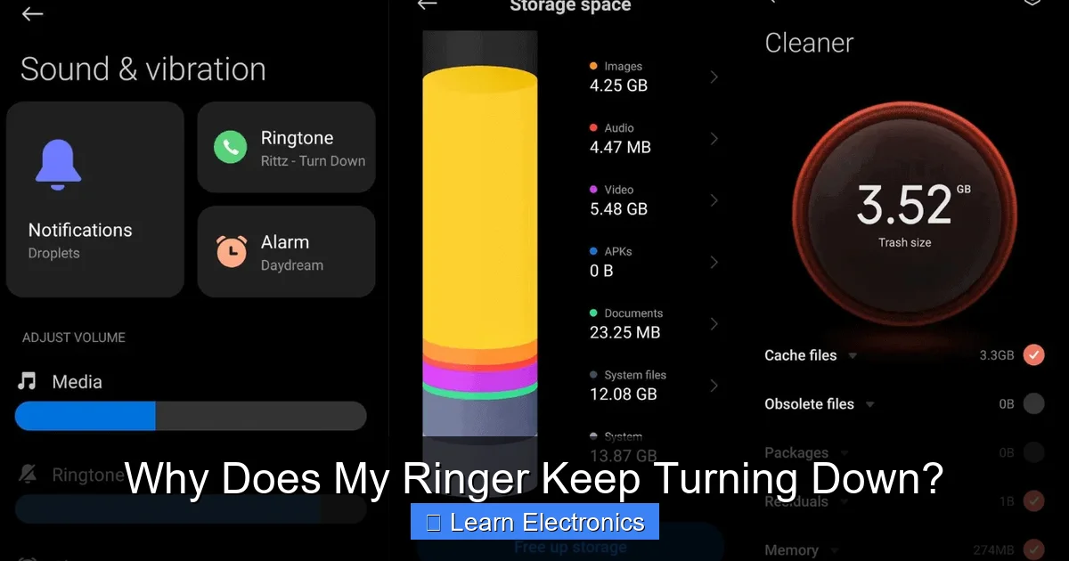 Screen S Ringer Why Does My Ringer Keep Turning Down? - GeekyElectronics