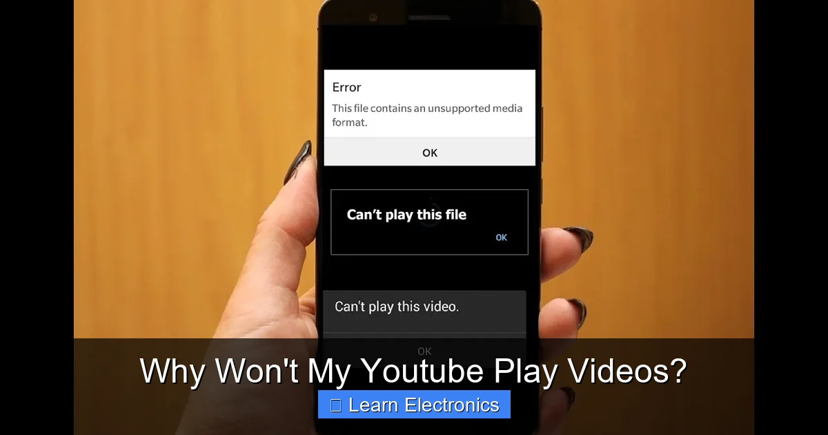 Why Won't My Youtube Play Videos? GeekyElectronics