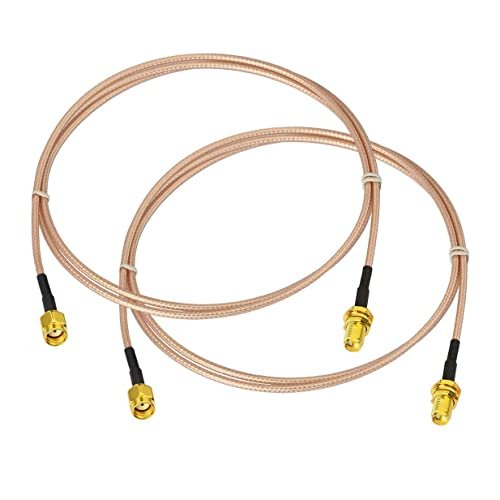 Bingfu WiFi Antenna Extension Cable (2-Pack) RP-SMA RG316...